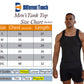 Square Cut G-unit Style Tank Top | Athletic Dry Fit Black/Brown/Olive | Men's (3 Pack)