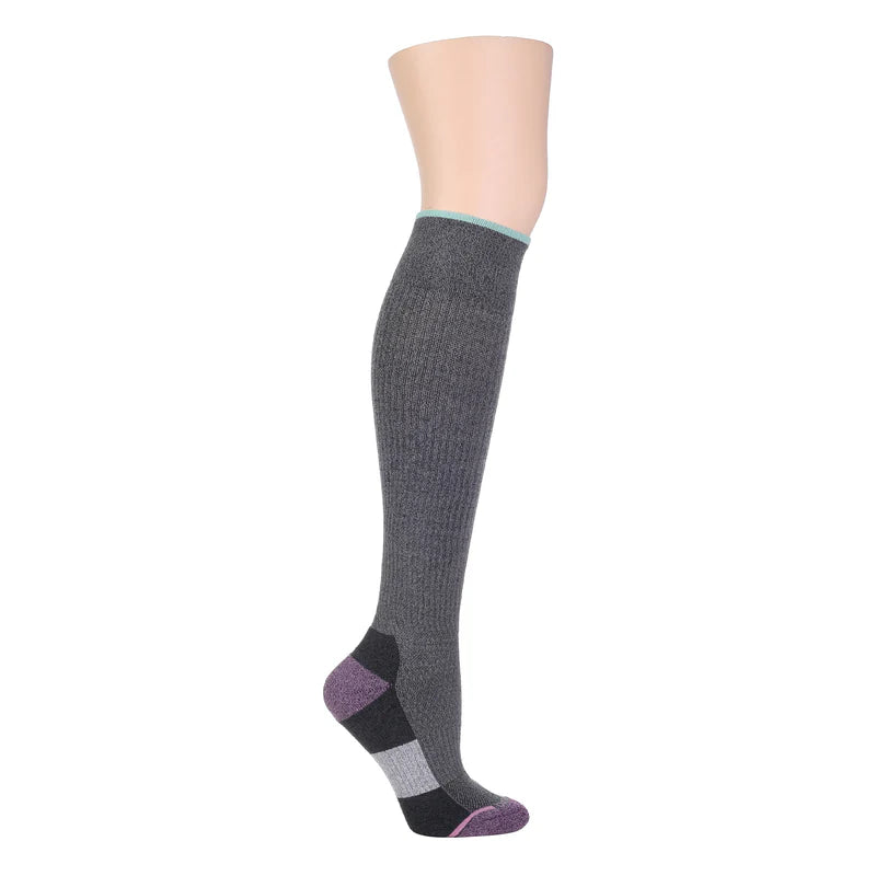 Compression Knee-High Socks | Outdoor Half-Cushion | 8-15 mmHg Dr Motion ( 1 Pair )