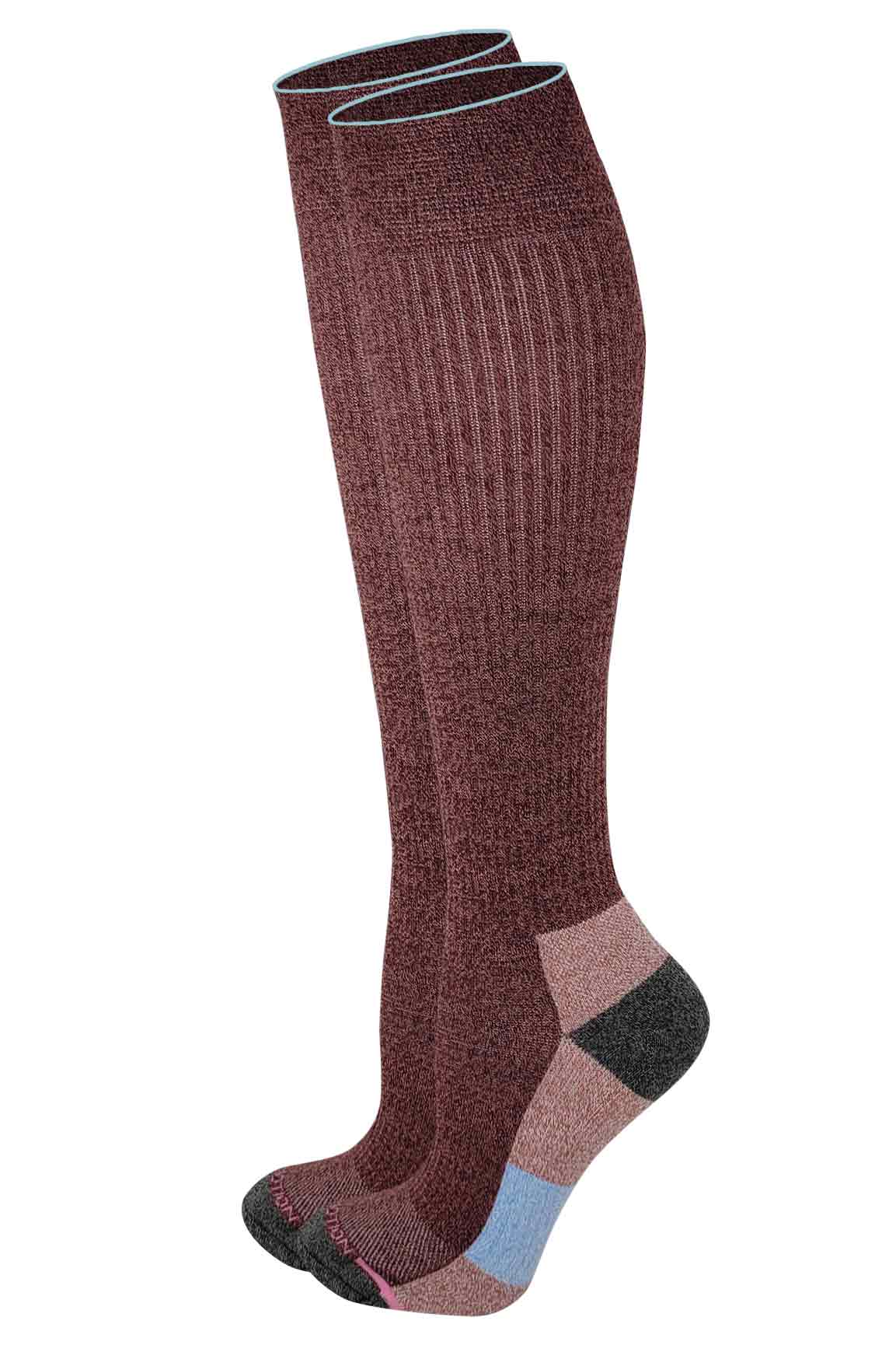 Compression Knee-High Socks | Outdoor Half-Cushion | 8-15 mmHg Dr Motion ( 1 Pair )