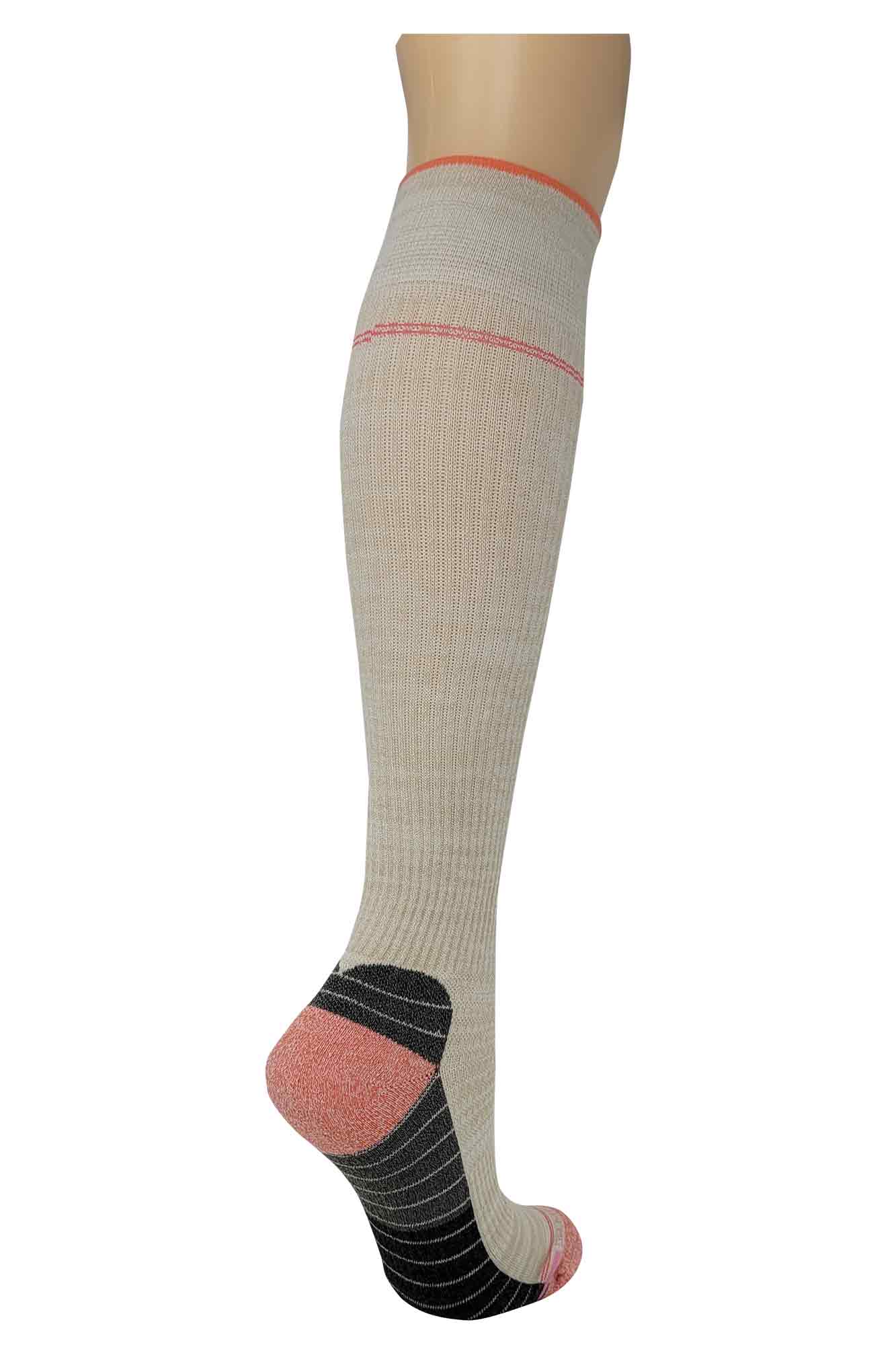 Compression Knee-High Socks | Outdoor Half-Cushion | 8-15 mmHg Dr Motion ( 1 Pair )