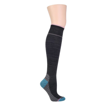 Compression Knee-High Socks for Women | Outdoor Half-Cushion | 8–15 mmHg | Dr. Motion (1 Pair)