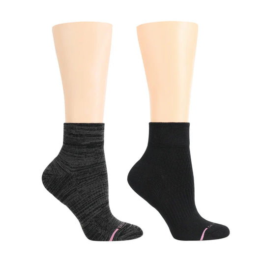Quarter Compression Socks | Dr Motion Half-Cushion | Freefeed (2 Pack)