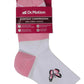 Mid-Crew Compression Socks | White Half-Cushion | Dr Motion ( 2 Pack )