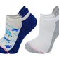 Ankle Compression Socks for women |Travel| Dr. Motion (2 Pack)