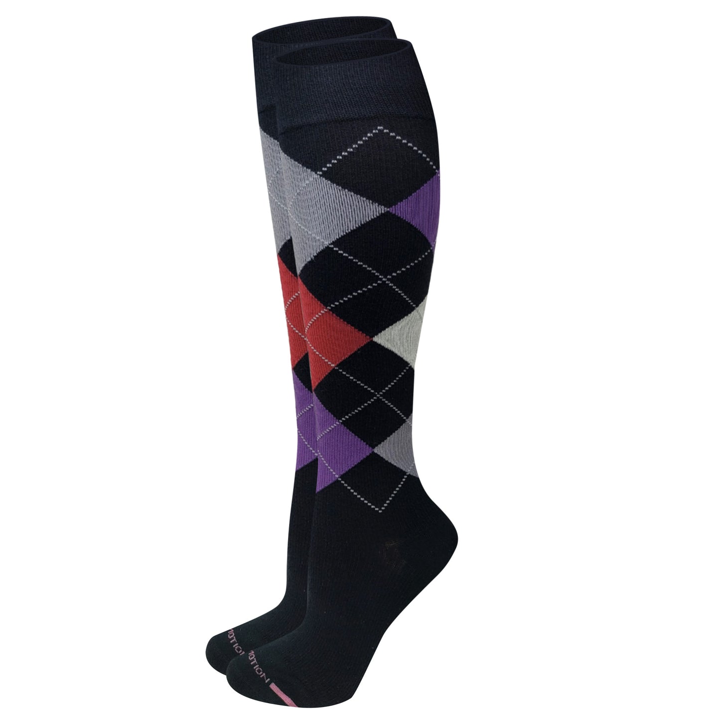 Knee High Compression Socks | Argyle | Women's (1 Pair)