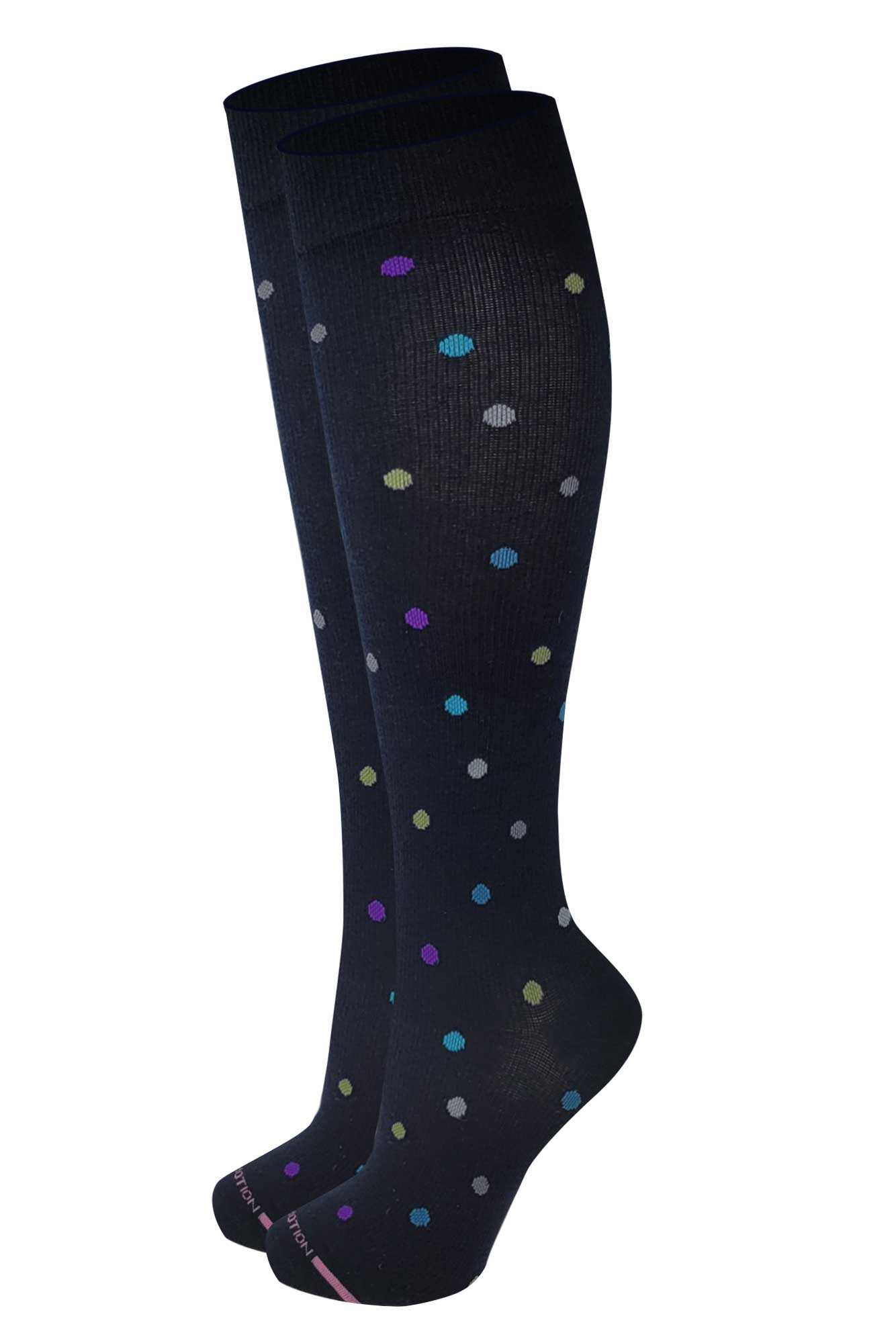 Compression Knee High Socks | Women's Polka Dot (1 pair)