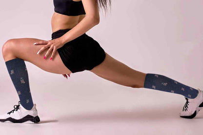 Knee High Compression Socks | Puppy Design | Women's (1 Pair)