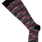 Knee High Compression Socks | Colorful Stripes Design | Women's (1 Pair)