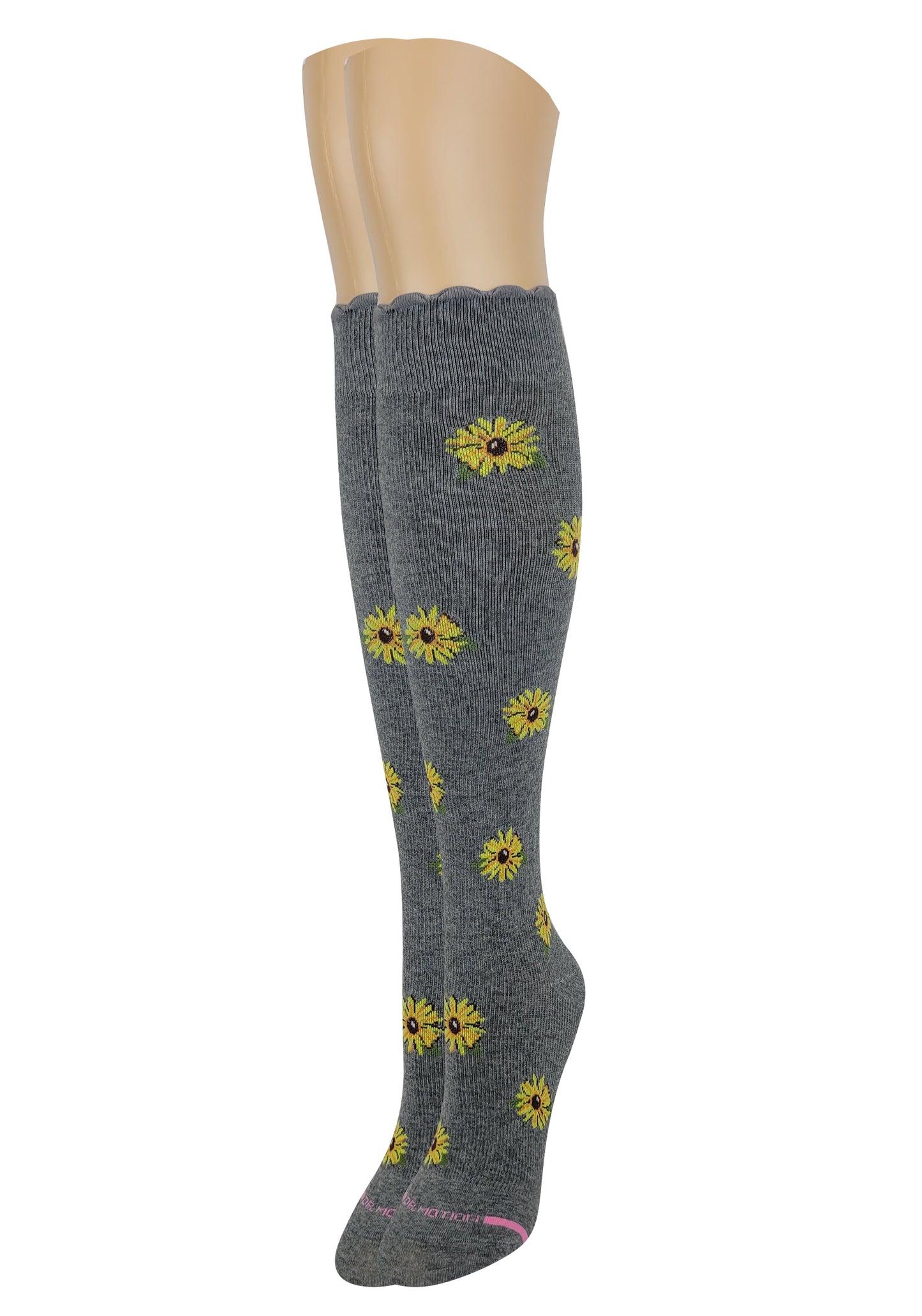 Compression Knee High Socks for women | SUNFLOWERS