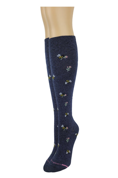 Knee High Moderate Compression Socks | Dr. Motion | Women (1 Pair)