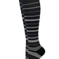 Compression Knee High Socks for women | Striped