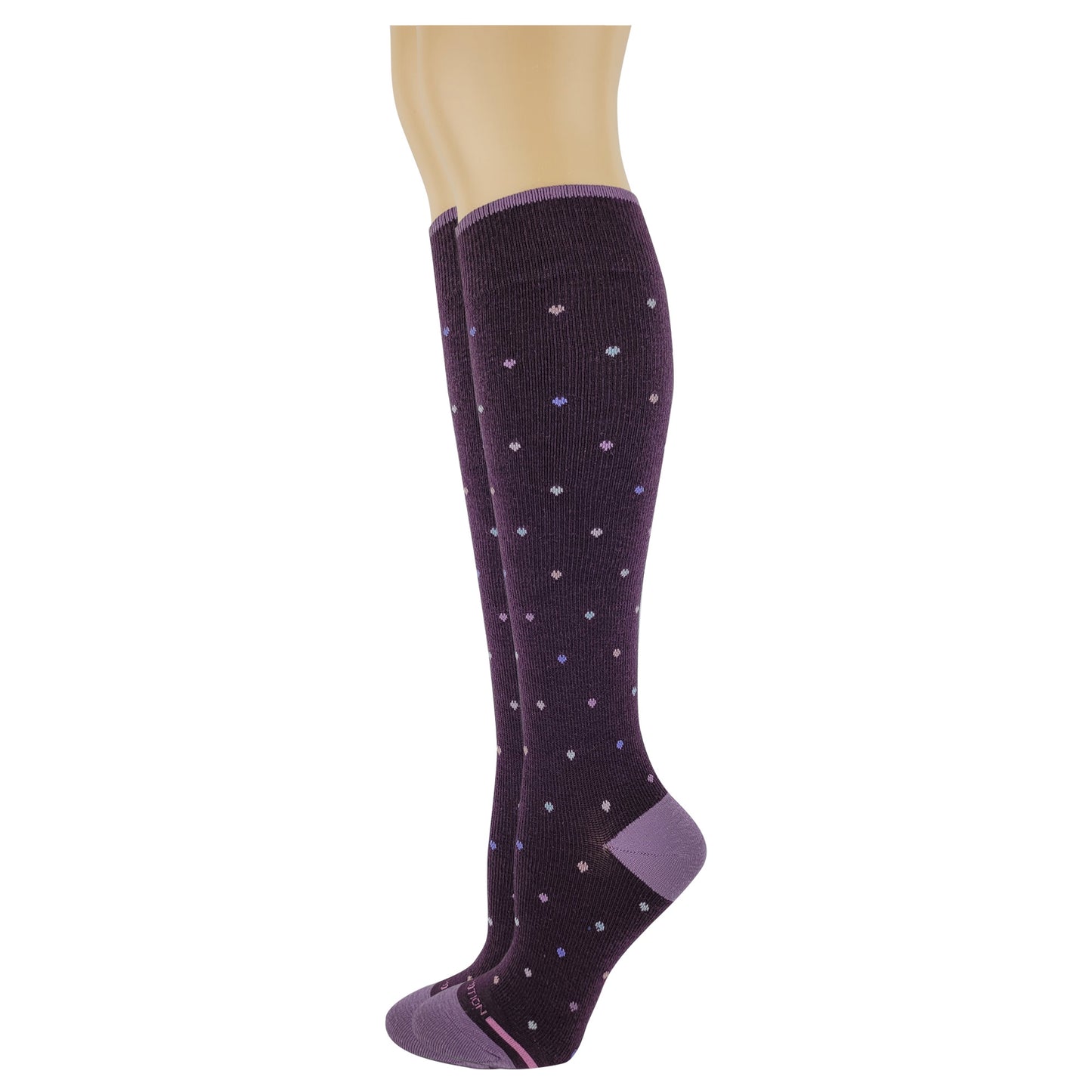 Compression Knee High Socks for women | Dancing dots