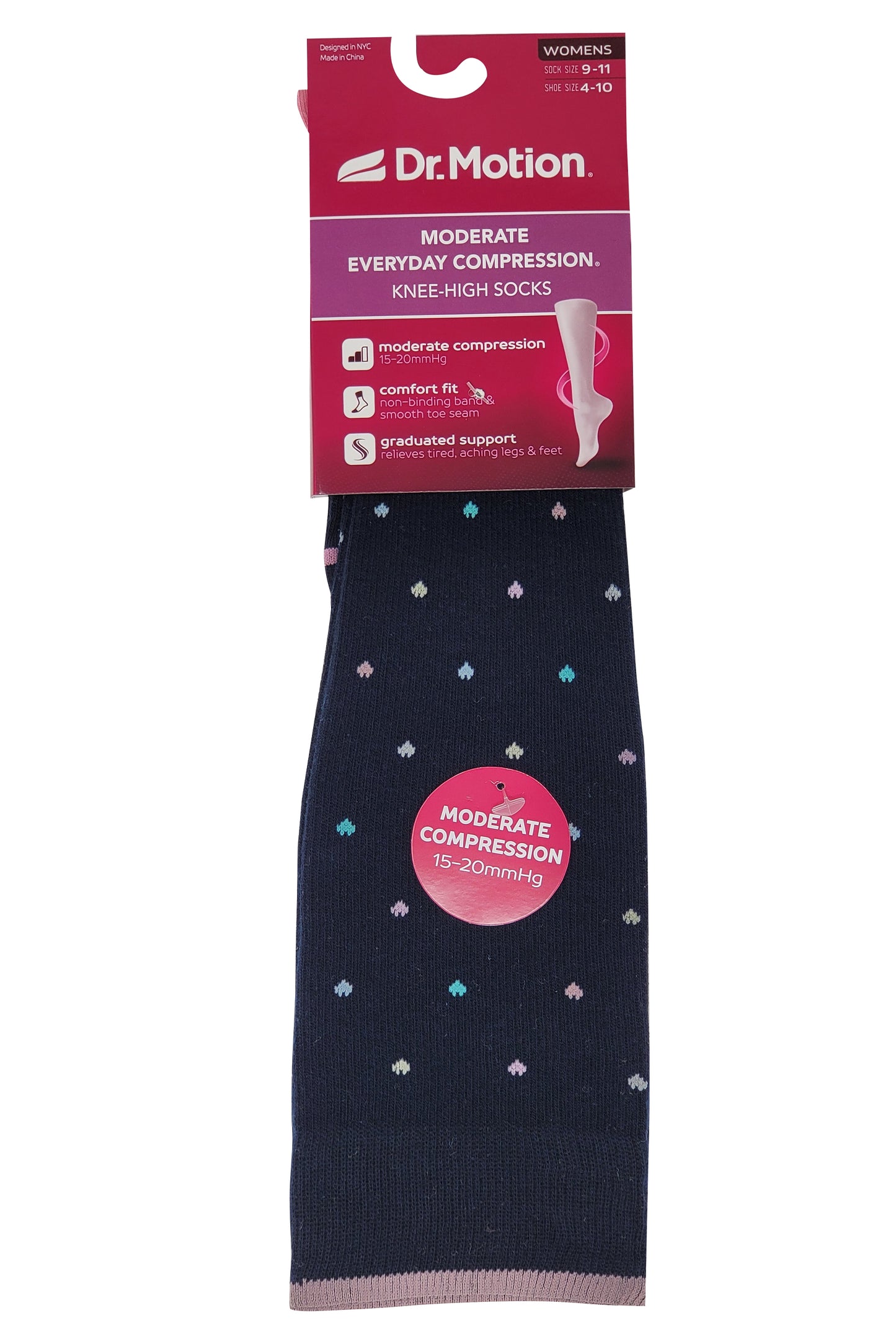 Compression Knee High Socks for women | Dancing dots