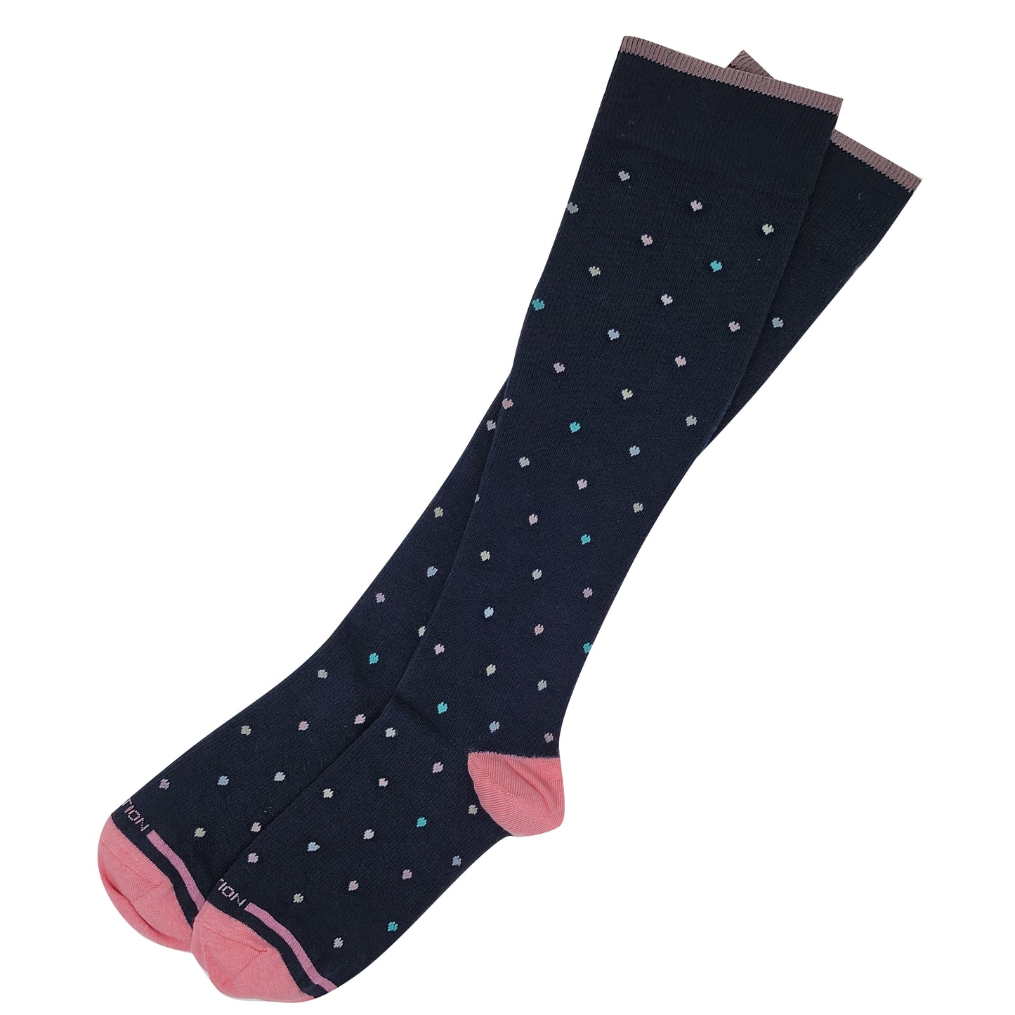 Compression Knee High Socks for women | Dancing dots