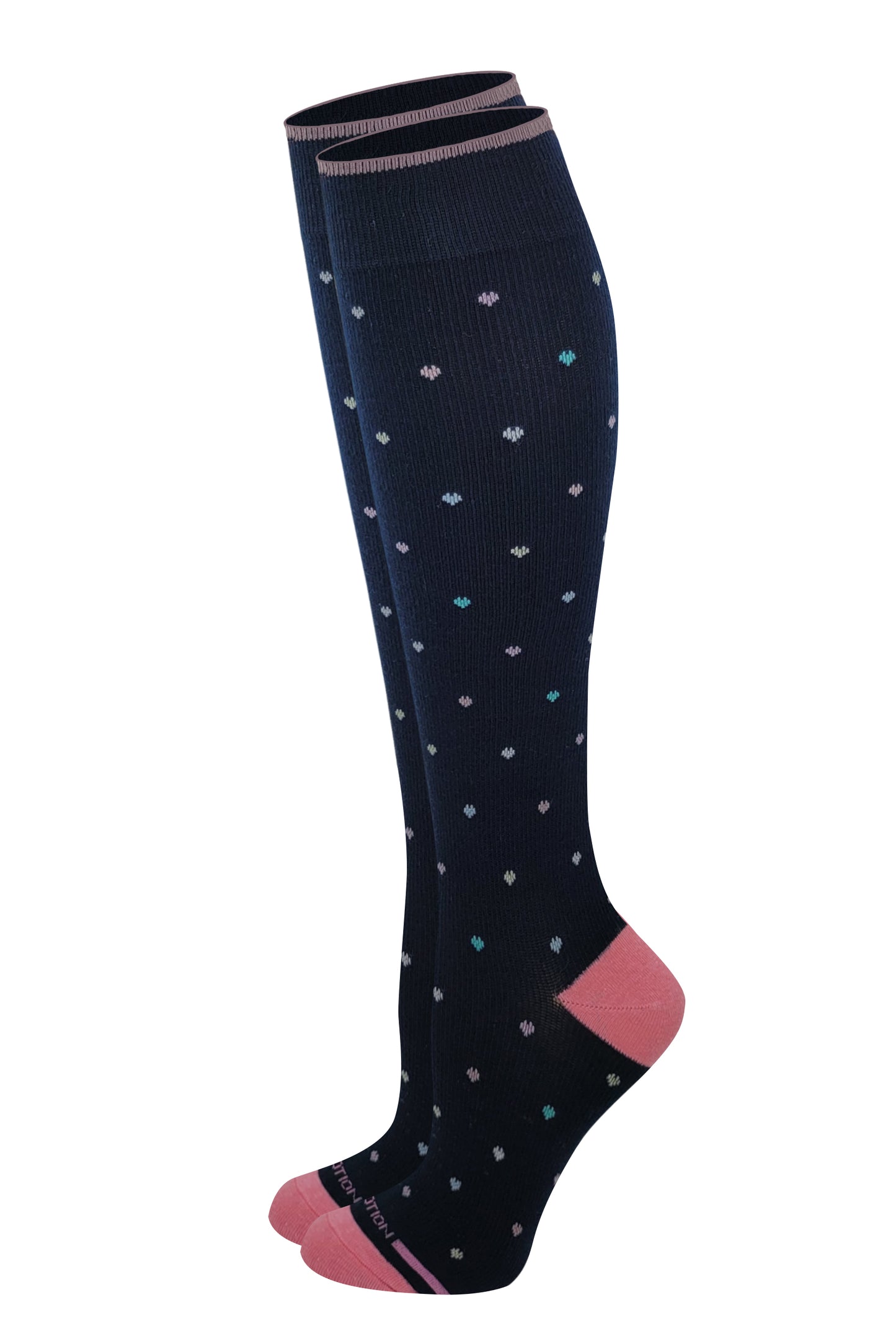 Compression Knee High Socks for women | Dancing dots