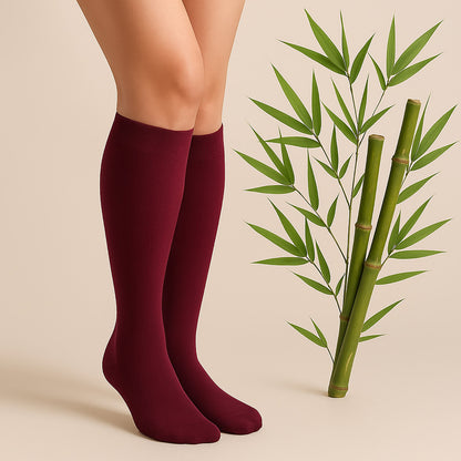 Compression Knee High 8-15 mmHG Socks for women | Bamboo