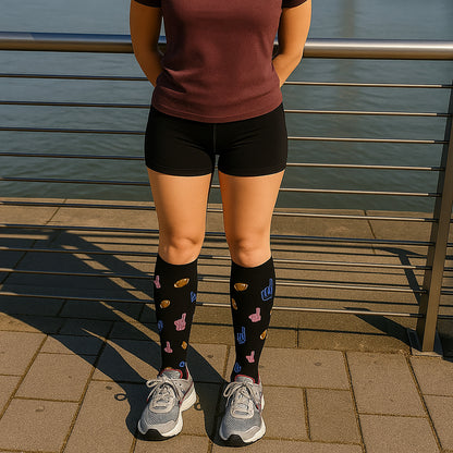 Knee High Compression Socks |Game Day| Women's (1 Pair)