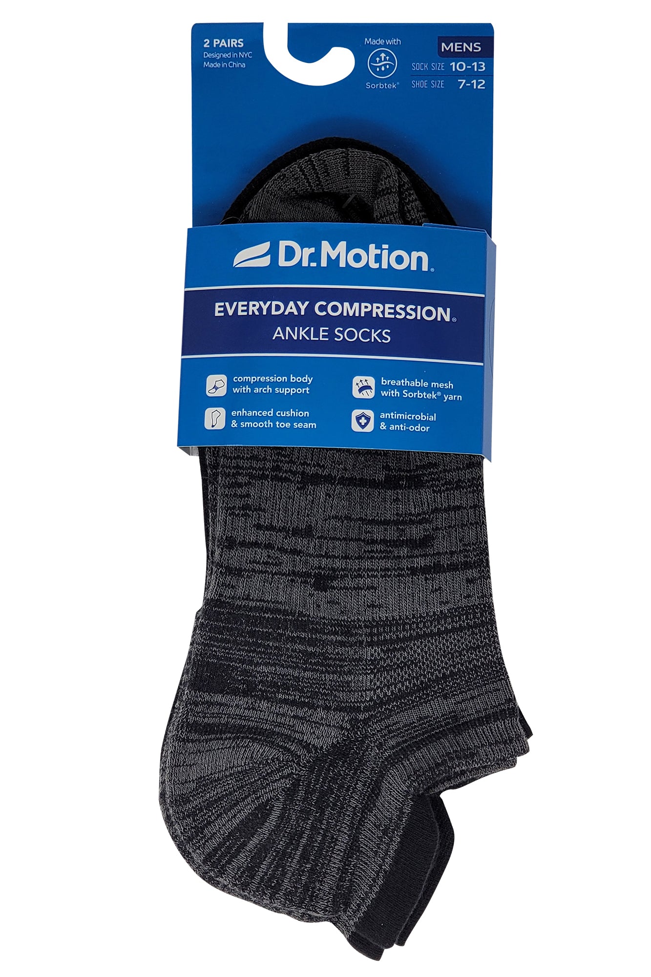 Ankle Compression Socks For Men | Dr Motion Socks | FreeFeed