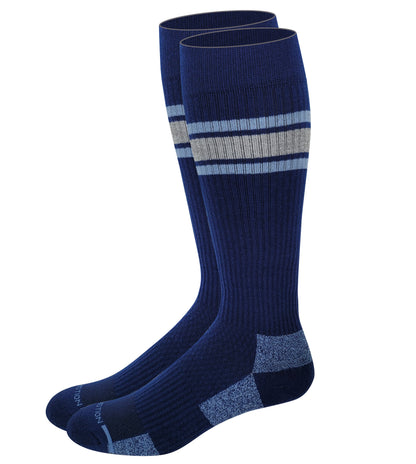 Outdoor Compression Knee-High Socks For Men | Dr Motion Socks |Top Stripe