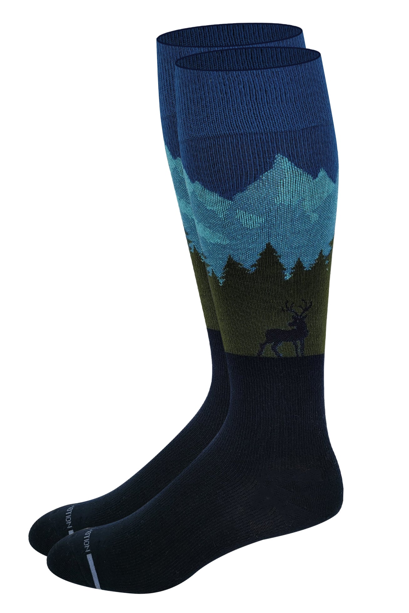 Knee-High Compression Socks | Mountain Deer | Dr Motion Men's (1 Pair)