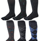 Knee-High Compression Socks | Assorted | Dr Motion Men's (6 Pairs)