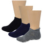 3 PAIRS Unisex Non-Slip Yoga Pilates Ballet Barre Cushion Socks with Grips