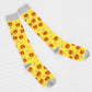 Women 6 Pairs Fancy Novelty design Knee High Socks
