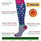 Women Graduated Everyday Cotton Compression Knee High Socks || Different Touch