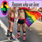 LGBT Novelty Dress Socks | Unisex (4 Pairs)