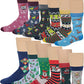 Dress Socks | Assorted Christmas Design | Men's 12 Pairs