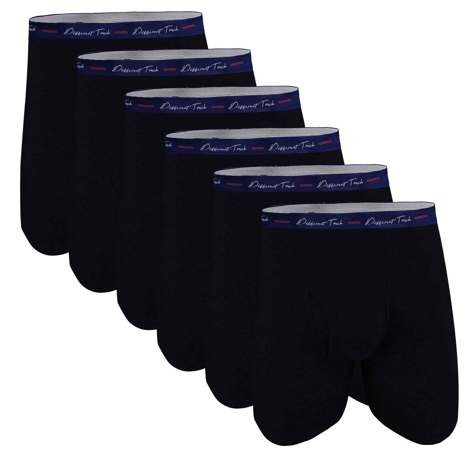 Different Touch  Men's USA Big & Tall Signature Logo Leg Boxer Brief Underwear