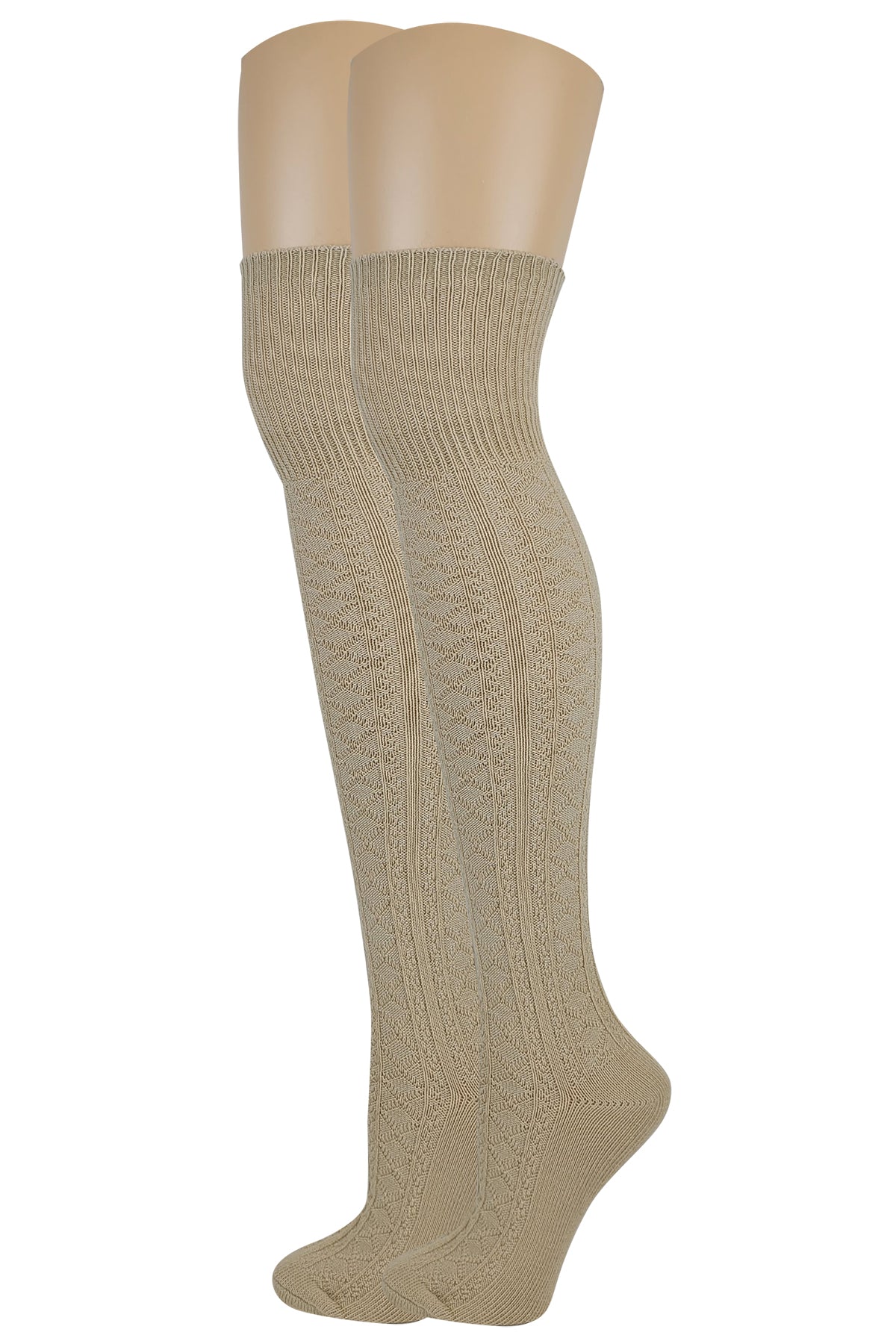 Over the Knee Tigh-High Socks | Knit Assorted Colors | Women (6 Pairs)