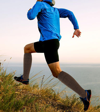 Compression Knee High Socks | Merino Wool Blend | Unisex (1 Pair)