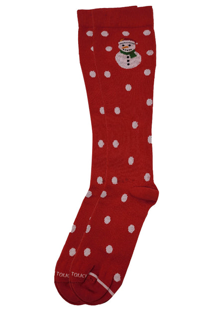 Compression Knee High Socks | Christmas Design