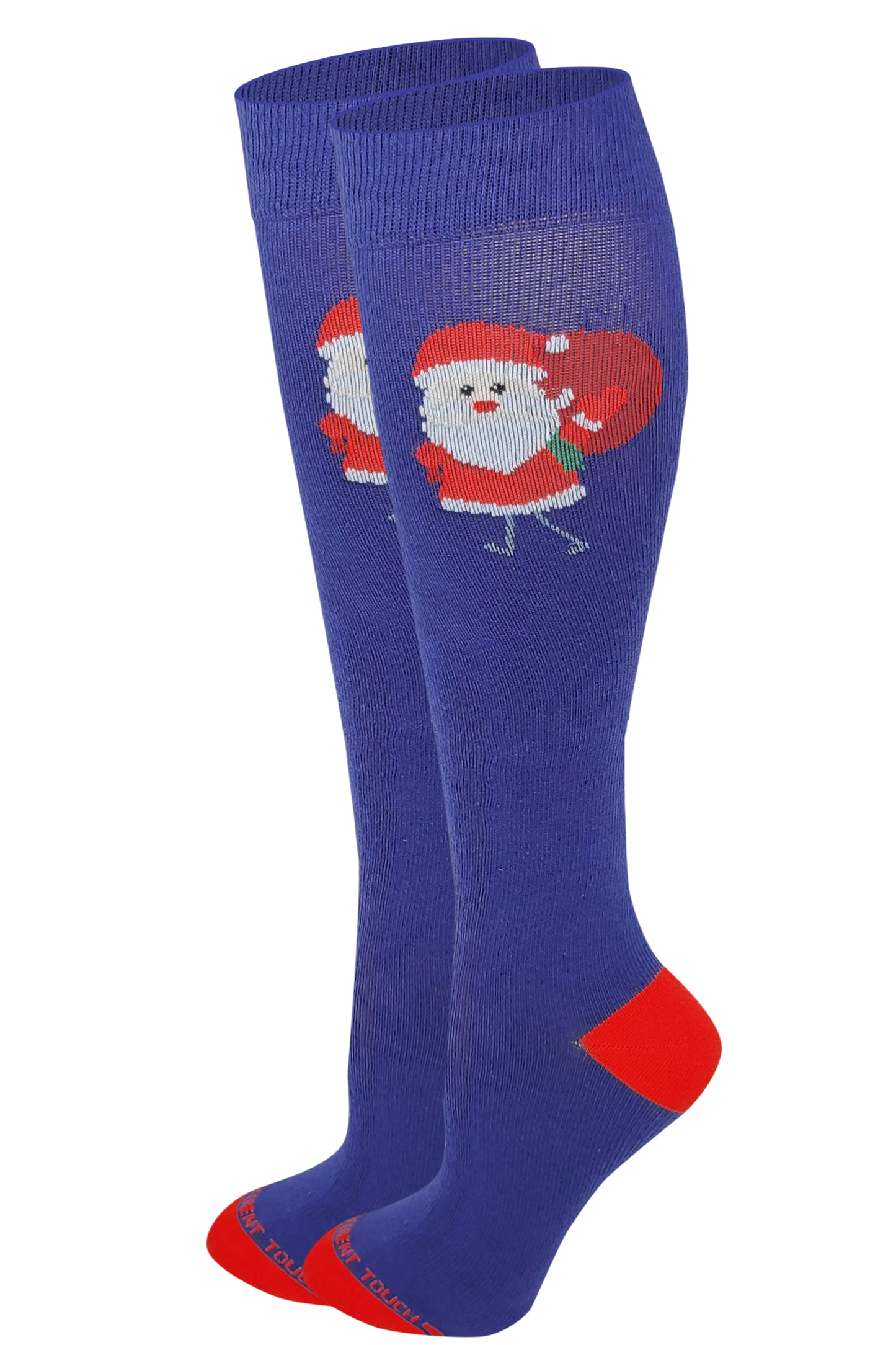 Different Touch Women Christmas Design Compression Knee High Socks