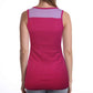 SUMONA Women Round Neck Accent Two Tones Casual Basic Ribbed Tank Top