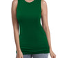 SUMONA Women Tank Tops Round Neck Sleeveless Basic Ribbed Summer Cami Top Casual Shirts