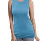 SUMONA Women Tank Tops Round Neck Sleeveless Basic Ribbed Summer Cami Top Casual Shirts