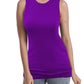 SUMONA Women Tank Tops Round Neck Sleeveless Basic Ribbed Summer Cami Top Casual Shirts