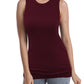 SUMONA Women Tank Tops Round Neck Sleeveless Basic Ribbed Summer Cami Top Casual Shirts