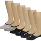 Different Touch Men's Cotton Spandex Casual Invisible Low Cut Non-Slip No Show Socks