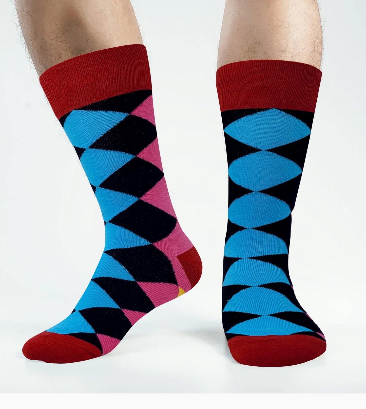 Dress Socks | Premium Combed Cotton Funky Design | Men's 12 Pairs