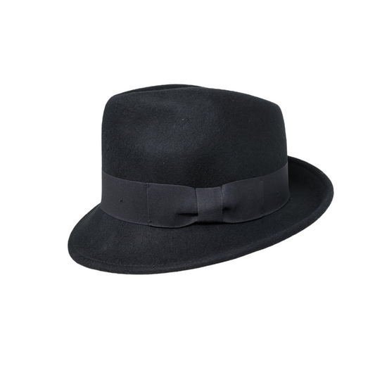 Derby Fedora Upturn Curl Brim Hat | 100% Wool Felt | Epoch Men's