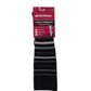 Dr. Motion Women Block Stripes Compression Knee High Socks