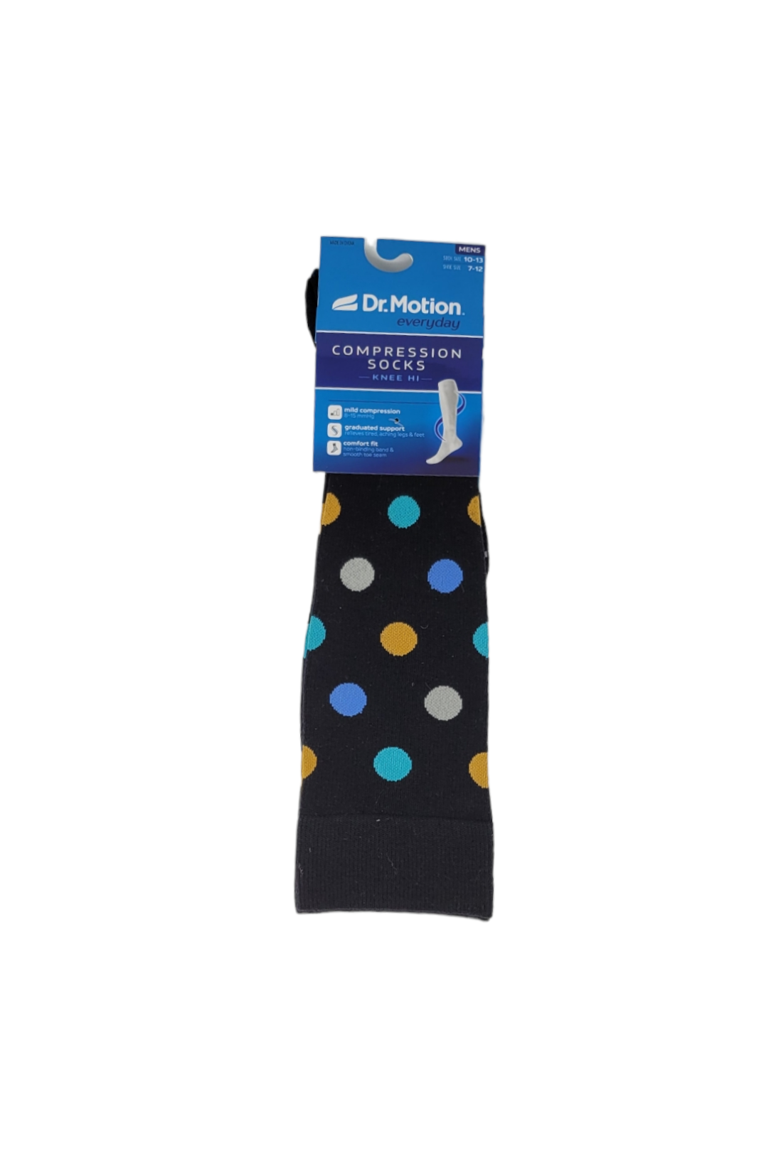 Compression Knee High Socks | Multi Dots | Men's (1 Pair)