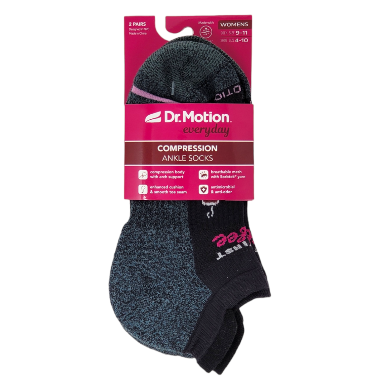 Dr. Motion Ankle Compression Socks 