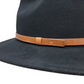 Crushable Wool Hat | Accent Leather Band | Men's