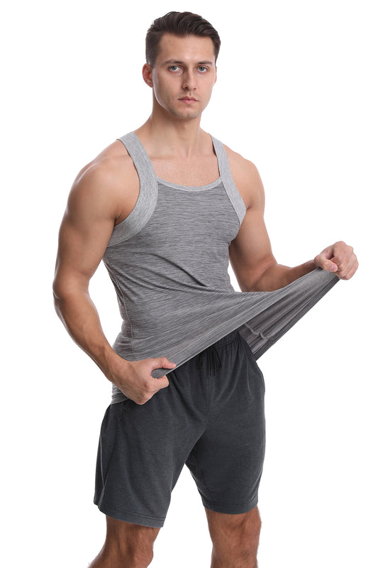 Different Touch Men's Muscle Gym Sports Workout Cotton/Spandex Tank Tops  A-Shirt - Simpson Advanced Chiropractic & Medical Center