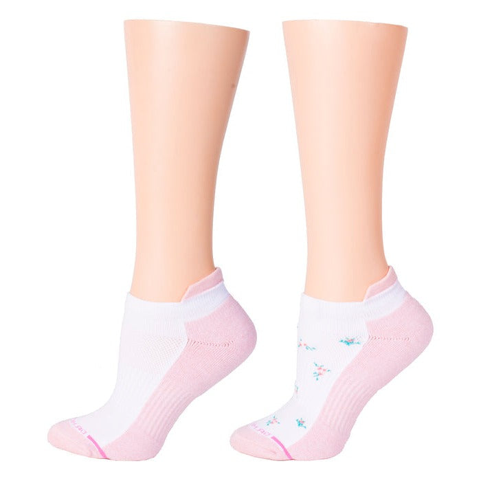 Ankle Compression Socks | Dr. Motion | Ditsy Floral (2 Pack)