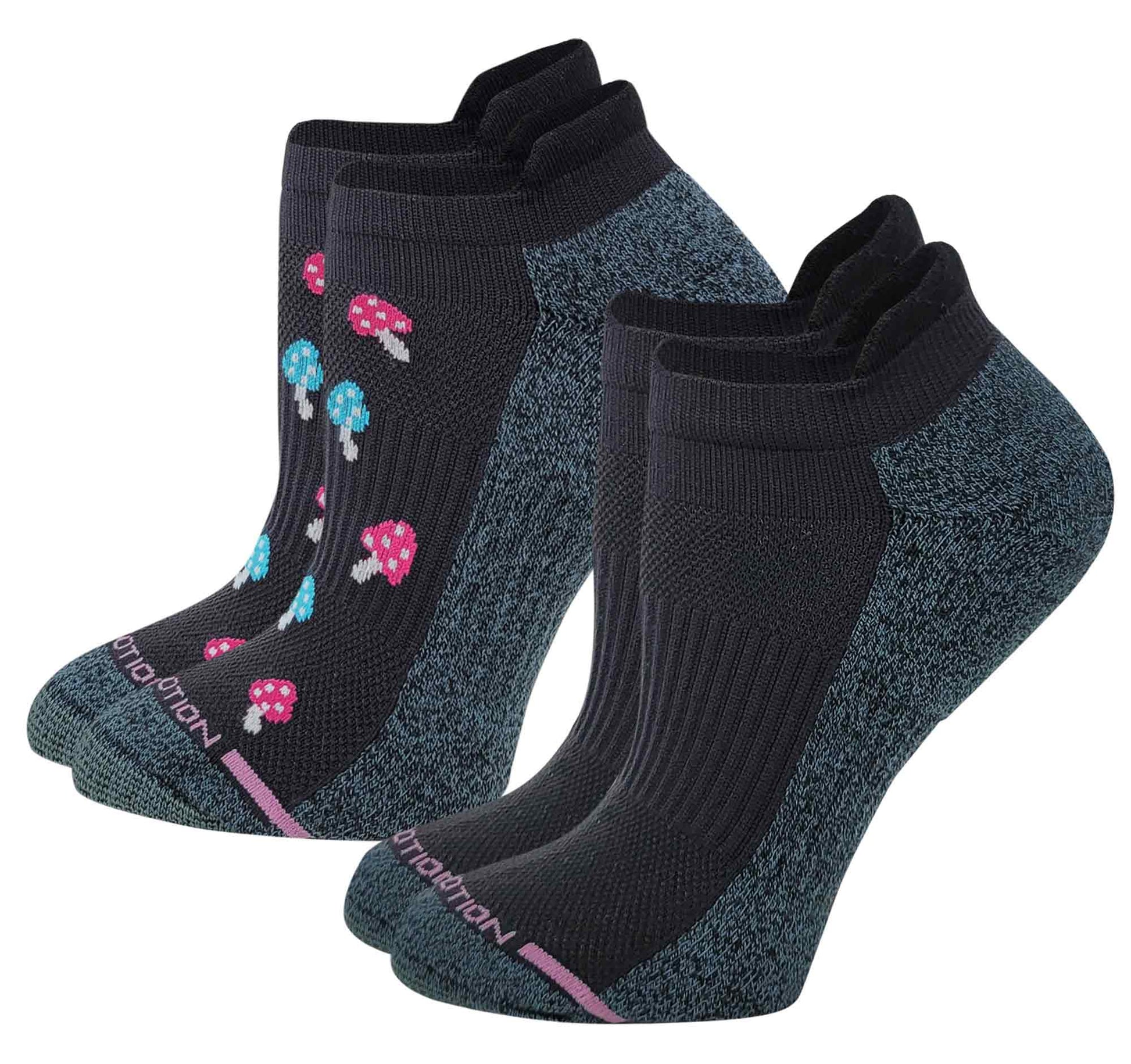 Black Ankle Compression Socks 